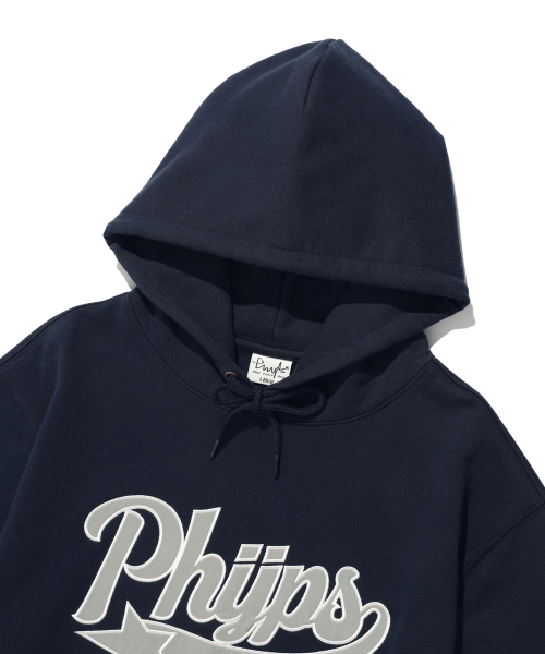 PHYSICAL DEPARTMENT（フィジカル デパートメント）の「アップリケスターテールフード_ネイビー（パーカー・レディース・その他・SMALL/MEDIUM/LARGE/X-LARGE）」の4枚目の写真