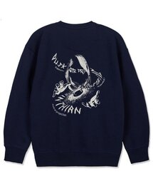 エイシェントモンク ルーズフィット スウェット_ネイビー