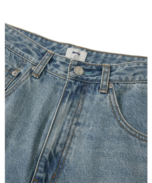 MMLG（エムエムエルジー）の「[Mmlg] MM AUTHENTIC REGULAR DENIM PANTS (LIGHT BLUE)（デニムパンツ・レディース・その他・SMALL/MEDIUM/LARGE/X-SMALL）」の3枚目の写真