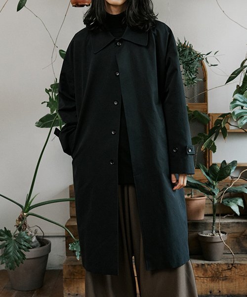 MALEN(マレン)の「ユニセックス マックコート ブラック(トレンチコート・メンズ・その他・MEDIUM/LARGE)」の1枚目の写真