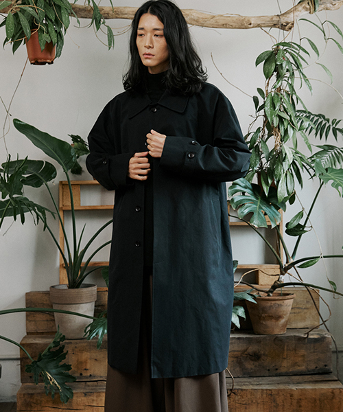 MALEN(マレン)の「ユニセックス マックコート ブラック(トレンチコート・メンズ・その他・MEDIUM/LARGE)」の4枚目の写真