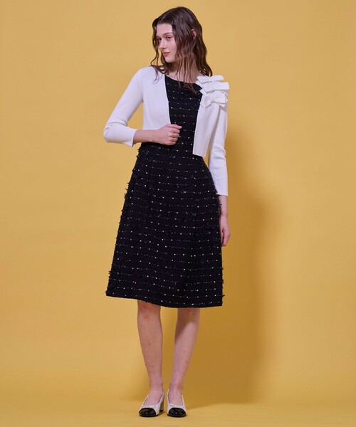 TOCCA（トッカ）の「ETERNAL RIBBON BOLERO ボレロ（カーディガン/ボレロ・レディース・アイボリー系/ピンク系/ブラック系・SMALL/MEDIUM）」の22枚目の写真