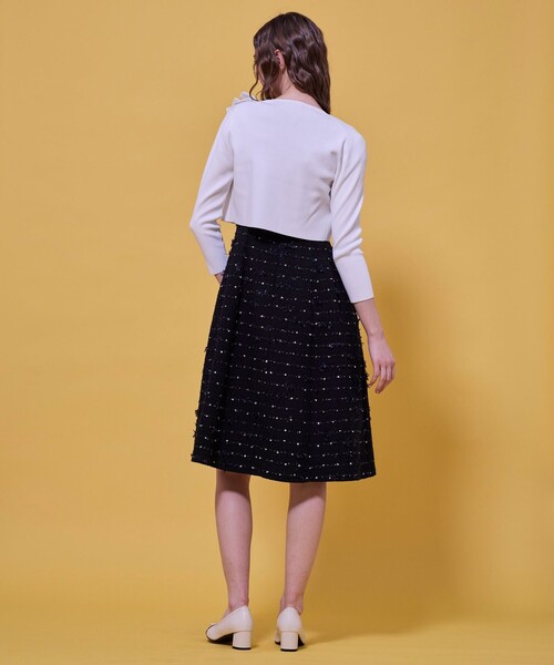 TOCCA（トッカ）の「ETERNAL RIBBON BOLERO ボレロ（カーディガン/ボレロ・レディース・アイボリー系/ピンク系/ブラック系・SMALL/MEDIUM）」の20枚目の写真