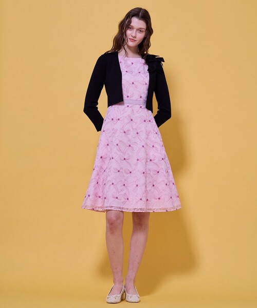 TOCCA（トッカ）の「ETERNAL RIBBON BOLERO ボレロ（カーディガン/ボレロ・レディース・アイボリー系/ピンク系/ブラック系・SMALL/MEDIUM）」の19枚目の写真