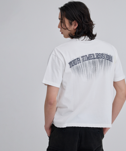 KZM(ケージエム)の「タイムレス 半袖Tシャツ WHITE(Tシャツ/カットソー・メンズ・その他・MEDIUM/LARGE/X-LARGE/XX-LARGE)」の2枚目の写真
