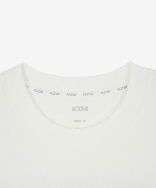 KZM(ケージエム)の「タイムレス 半袖Tシャツ WHITE(Tシャツ/カットソー・メンズ・その他・MEDIUM/LARGE/X-LARGE/XX-LARGE)」の6枚目の写真