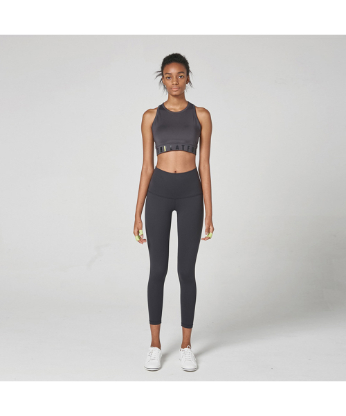 サポートスリミングレギンス_ダークグレー