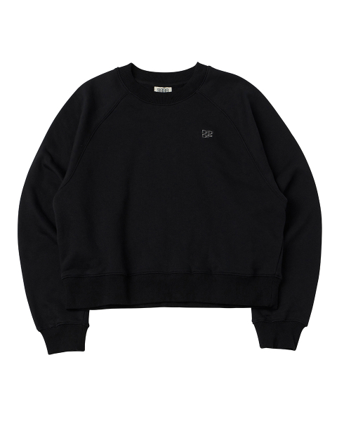 DANGLEDROP(ダングルドロップ)の「DGDP スクエアクロップナグランマンツーマン_ブラック(スウェット・レディース・その他・SMALL/MEDIUM)」の2枚目の写真