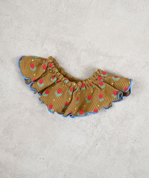 MARKEY'S（マーキーズ）の「ソウガラワッフルフリルスタイ（付け襟・キッズ・ラベンダー/イエロー/ブラウン/グリーン・FREE）」の2枚目の写真