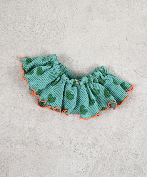 MARKEY'S（マーキーズ）の「ソウガラワッフルフリルスタイ（付け襟・キッズ・ラベンダー/イエロー/ブラウン/グリーン・FREE）」の3枚目の写真