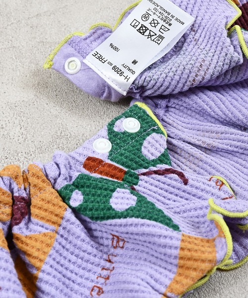 MARKEY'S（マーキーズ）の「ソウガラワッフルフリルスタイ（付け襟・キッズ・ラベンダー/イエロー/ブラウン/グリーン・FREE）」の9枚目の写真