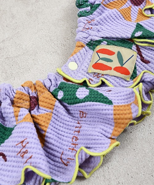 MARKEY'S（マーキーズ）の「ソウガラワッフルフリルスタイ（付け襟・キッズ・ラベンダー/イエロー/ブラウン/グリーン・FREE）」の10枚目の写真