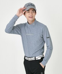 adabat（アダバット）の「メランジボーダーモックネックT（Tシャツ/カットソー・メンズ）」