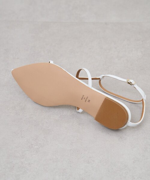 SHENERY(シーナリー)の「ポインテッドサンダル(サンダル・レディース・ブラック/ホワイト・37/36/38)」の9枚目の写真