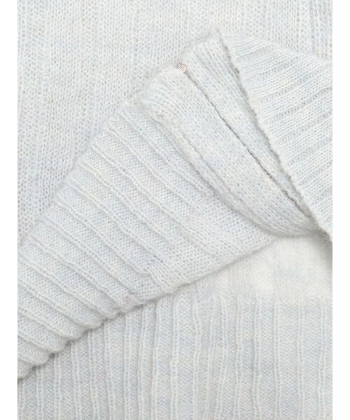 CALNAMUR（カルナムール）の「フロントジップバイカラーニット（ニット/セーター・レディース・ライトブルー/ピンク/イエロー・FREE）」の18枚目の写真