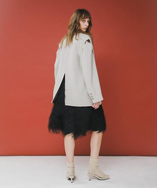 LAATO（ラート）の「over tailored  jacket（その他アウター・レディース・ブラウン/ライトグレー・FREE）」の18枚目の写真