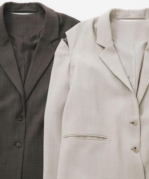 LAATO（ラート）の「over tailored  jacket（その他アウター・レディース・ブラウン/ライトグレー・FREE）」の21枚目の写真