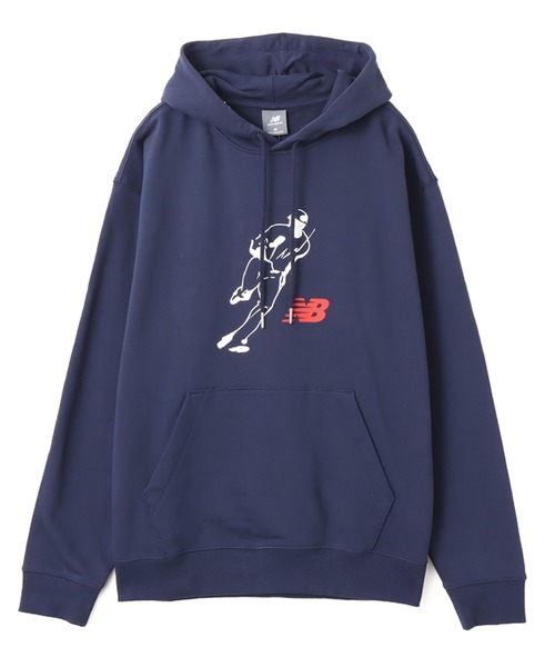 NEW BALANCE(ニューバランス)の「New Balance Shohei Always On Logo Hoodie / ニューバランス オオタニ ショウヘイ オールウェイズオンロゴフーディ(パーカー・メンズ・ブラック/アイボリー/ネイビー・M/L/XL)」の3枚目の写真