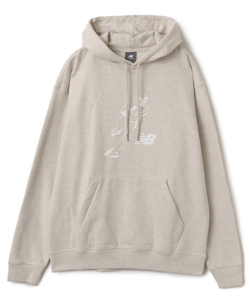 NEW BALANCE(ニューバランス)の「New Balance Shohei Always On Logo Hoodie / ニューバランス オオタニ ショウヘイ オールウェイズオンロゴフーディ(パーカー・メンズ・ブラック/アイボリー/ネイビー・M/L/XL)」の2枚目の写真