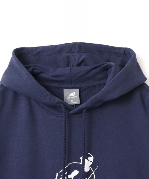 NEW BALANCE(ニューバランス)の「New Balance Shohei Always On Logo Hoodie / ニューバランス オオタニ ショウヘイ オールウェイズオンロゴフーディ(パーカー・メンズ・ブラック/アイボリー/ネイビー・M/L/XL)」の9枚目の写真