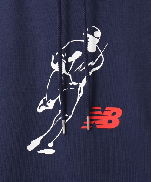 NEW BALANCE(ニューバランス)の「New Balance Shohei Always On Logo Hoodie / ニューバランス オオタニ ショウヘイ オールウェイズオンロゴフーディ(パーカー・メンズ・ブラック/アイボリー/ネイビー・M/L/XL)」の8枚目の写真