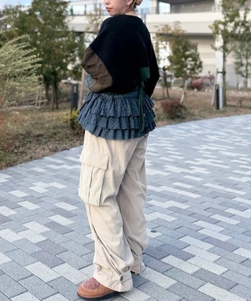 チャイハネ（チャイハネ）の「【チャイハネ】ナラリア インナーキャミソール（キャミソール・レディース・グレー/ホワイト/ブラウン/イエロー・FREE）」の11枚目の写真