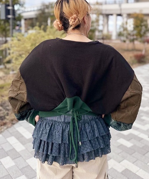 チャイハネ（チャイハネ）の「【チャイハネ】ナラリア インナーキャミソール（キャミソール・レディース・グレー/ホワイト/ブラウン/イエロー・FREE）」の12枚目の写真