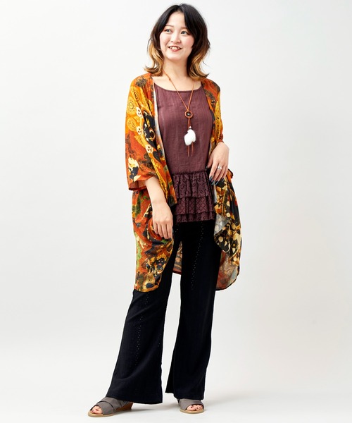 チャイハネ（チャイハネ）の「【チャイハネ】ナラリア インナーキャミソール（キャミソール・レディース・グレー/ホワイト/ブラウン/イエロー・FREE）」の14枚目の写真