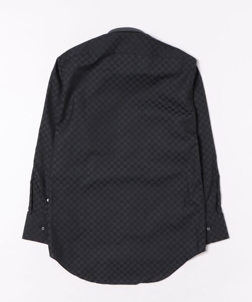 renoma HOMME(レノマオム)の「ワイシャツ メンズ イージーアイロン 綿混 3枚衿風 ボタンダウン 長袖 ビジネス ドレス NEWスタンダードフィット(ビジネスシャツ・メンズ・ブラック・首回り39cm-裄丈80cm/首回り39cm-裄丈84cm/首回り41cm-裄丈86cm/首回り43cm-裄丈86cm/首回り41cm-裄丈82cm/首回り43cm-裄丈82cm/首回り45cm-裄丈86cm/首回り37cm-裄丈80cm)」の3枚目の写真