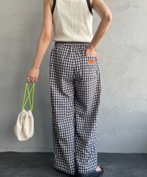 UNIVERSAL OVERALL | 【WEB先行予約】[UNIVERSAL OVERALL/ユニバーサルオーバーオール] 別注 総柄イージーワイドパンツ(その他パンツ)