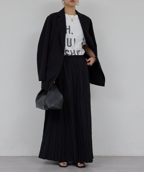 GALLARDAGALANTE（ガリャルダガランテ）の「ヨウリュウフレアスカート（スカート・レディース・ホワイト/ブラック・FREE）」の5枚目の写真