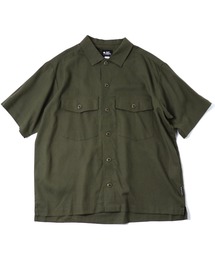 【涼】麻レーヨンシャツ