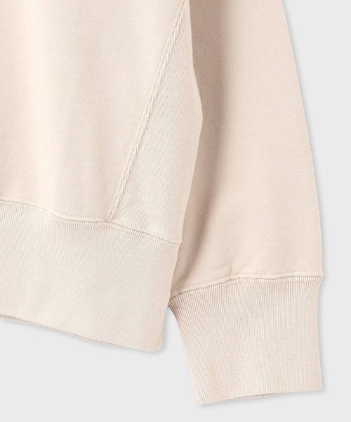 PS Paul Smith(ピーエスポールスミス)の「ウィメンズ "Happy" ヴィンテージ スウェット / 165405 J349D(Tシャツ/カットソー・レディース・アイボリー・2L/MEDIUM)」の3枚目の写真