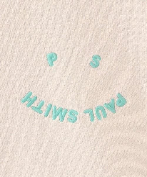 PS Paul Smith(ピーエスポールスミス)の「ウィメンズ "Happy" ヴィンテージ スウェット / 165405 J349D(Tシャツ/カットソー・レディース・アイボリー・2L/MEDIUM)」の4枚目の写真