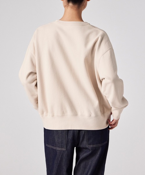 PS Paul Smith(ピーエスポールスミス)の「ウィメンズ "Happy" ヴィンテージ スウェット / 165405 J349D(Tシャツ/カットソー・レディース・アイボリー・2L/MEDIUM)」の7枚目の写真