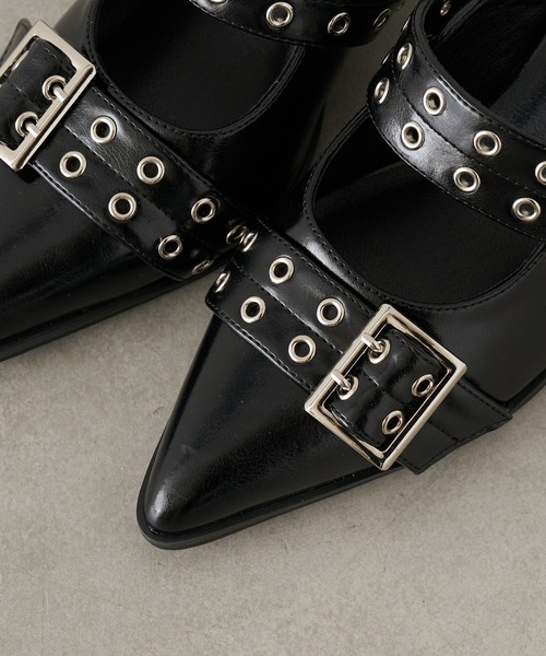 RAY CASSIN(レイカズン)の「アイレットミュール(その他シューズ・レディース・ブラック/ベージュ/ホワイト・S/L/M)」の13枚目の写真