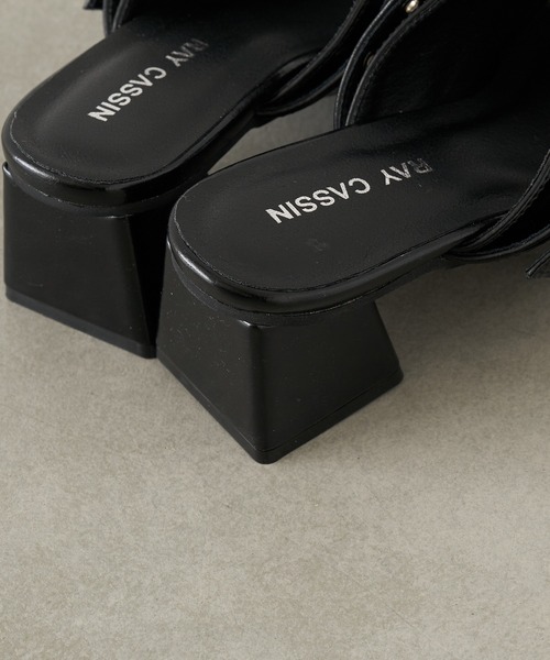 RAY CASSIN(レイカズン)の「アイレットミュール(その他シューズ・レディース・ブラック/ベージュ/ホワイト・S/L/M)」の15枚目の写真