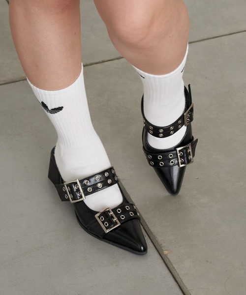 RAY CASSIN（レイカズン）の「アイレットミュール（その他シューズ・レディース・ブラック/ベージュ/ホワイト・S/L/M）」の9枚目の写真