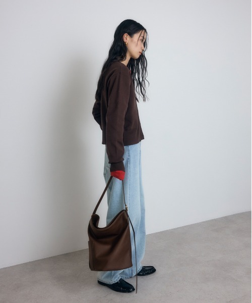 セール】【牛革】2WAYワンハンドルバケツトートバッグ（トートバッグ