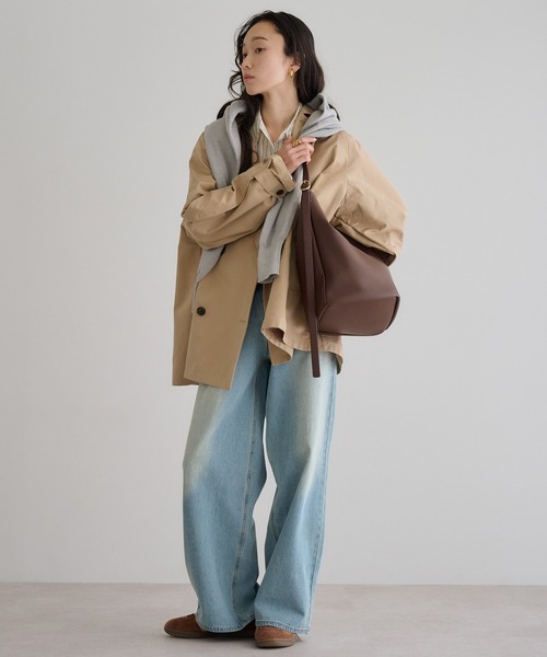 soins（ソワン）の「【牛革】2WAYワンハンドルバケツトートバッグ（トートバッグ・レディース・ブラック/ブラウン・FREE）」の17枚目の写真