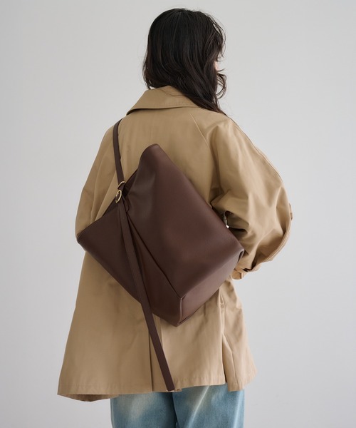 セール】【牛革】2WAYワンハンドルバケツトートバッグ（トートバッグ