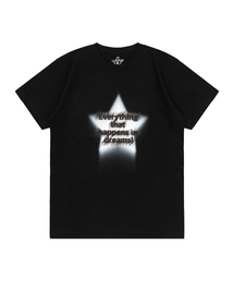 FAINT STAR T-SHIRT (BLACK)