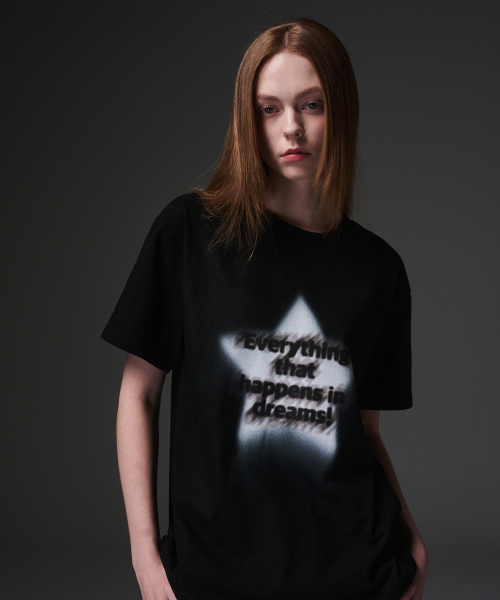 KENDA(ケンダ)の「FAINT STAR T-SHIRT (BLACK)(Tシャツ/カットソー・レディース・ブラック・S/M)」の2枚目の写真