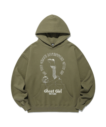 GHOST GIRL HOODIE_OLIVE(NG2EFUM406A)