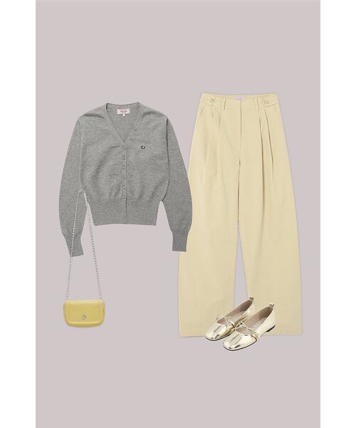 ROLAROLA(ロラロラ)の「V NECK BASIC CARDIGAN GRAY(カーディガン/ボレロ・レディース・グレー・FREE)」の12枚目の写真