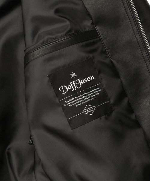 DOFFJASON(ドフジェーソン)の「ウォッシングレザー ストラクチャード ボマー(ライダースジャケット・レディース・その他・2XL/L/M/XL)」の8枚目の写真