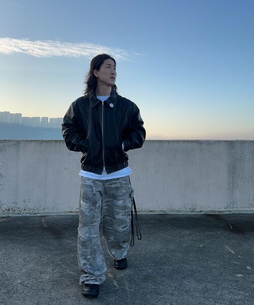 DOFFJASON(ドフジェーソン)の「ウォッシングレザー ストラクチャード ボマー(ライダースジャケット・レディース・その他・2XL/L/M/XL)」の17枚目の写真