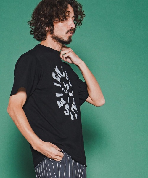 seventy seven(セブンティセブン)の「mt10172-middle onz S-S fine t-shirt (old days L) Tシャツ(7726S150)(Tシャツ/カットソー・メンズ・ブラウン/ホワイト/ブラック・XL/L/M/S)」の7枚目の写真