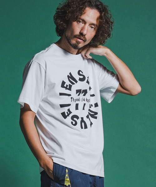 seventy seven(セブンティセブン)の「mt10172-middle onz S-S fine t-shirt (old days L) Tシャツ(7726S150)(Tシャツ/カットソー・メンズ・ブラウン/ホワイト/ブラック・XL/L/M/S)」の11枚目の写真