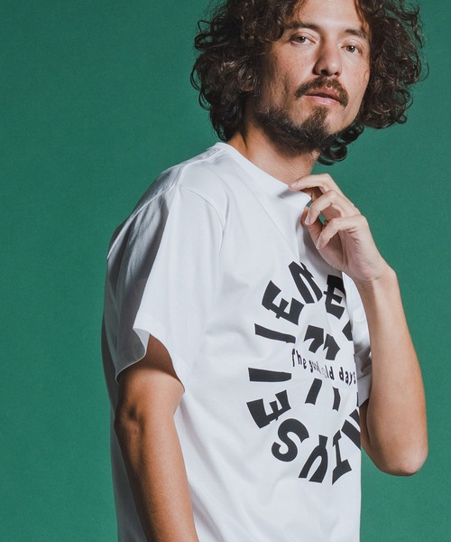 seventy seven(セブンティセブン)の「mt10172-middle onz S-S fine t-shirt (old days L) Tシャツ(7726S150)(Tシャツ/カットソー・メンズ・ブラウン/ホワイト/ブラック・XL/L/M/S)」の12枚目の写真